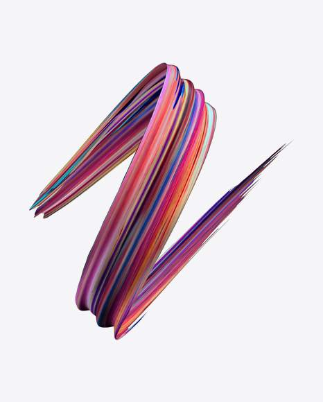 Colored Abstract Object PNG