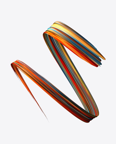 Colored Abstract Object PNG