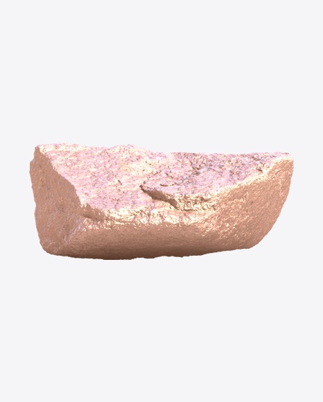 Golden Rough Rock PNG