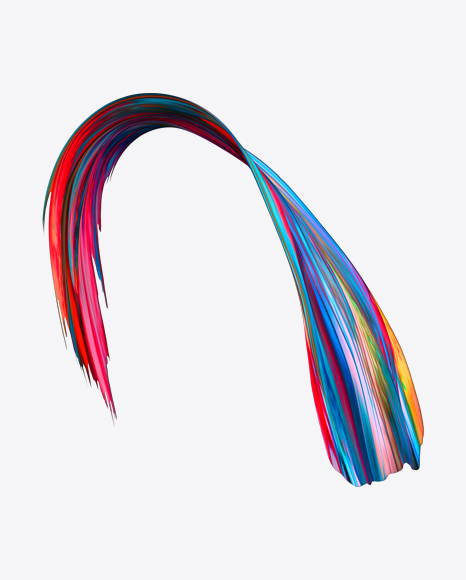 Colored Abstract Object PNG