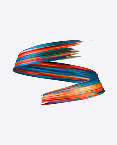 Colored Abstract Object PNG
