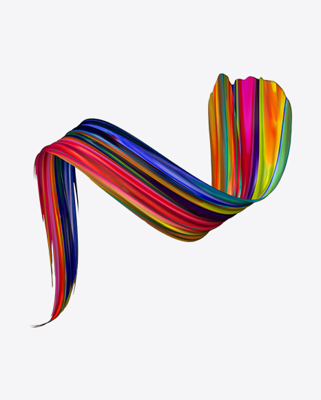 Colored Abstract Object PNG