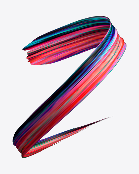 Colored Abstract Object PNG