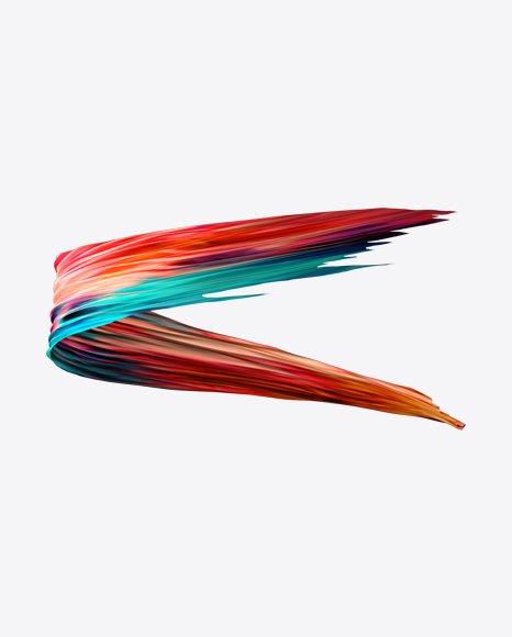 Colored Abstract Object PNG