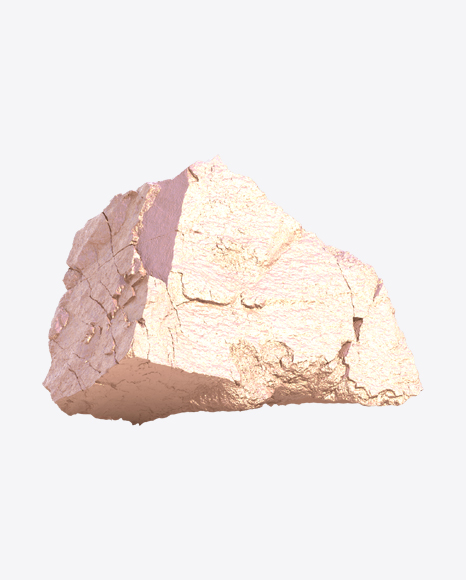 Golden Rough Rock PNG