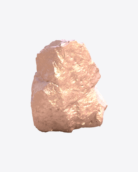 Golden Rough Rock PNG