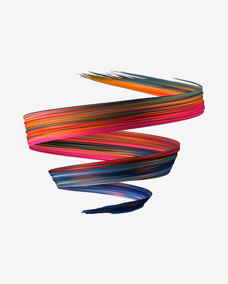 Colored Abstract Object PNG