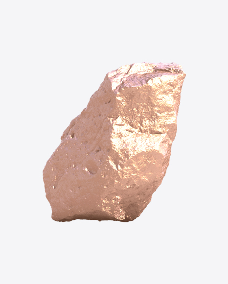 Golden Rough Rock PNG
