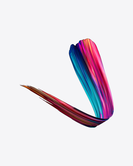 Colored Abstract Object PNG