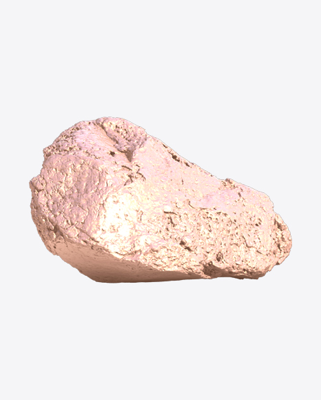 Golden Rough Rock PNG
