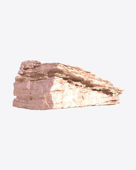 Golden Rough Rock PNG