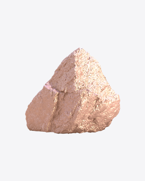 Golden Rough Rock PNG
