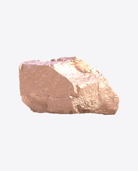 Golden Rough Rock PNG