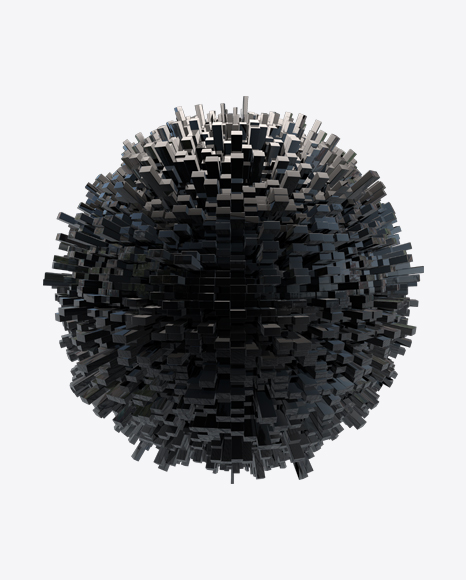 Black Abstract Object PNG