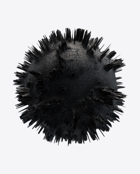 Black Abstract Object PNG