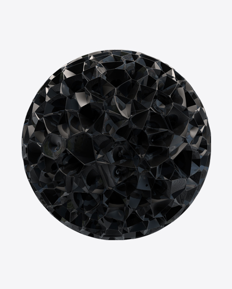 Black Abstract Object PNG