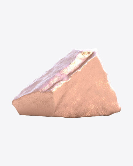 Golden Rough Rock PNG