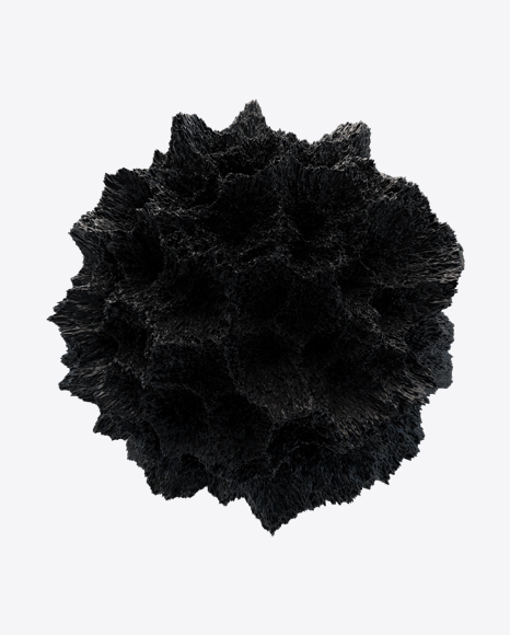 Black Abstract Object PNG