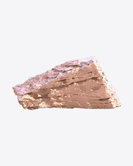 Golden Rough Rock PNG