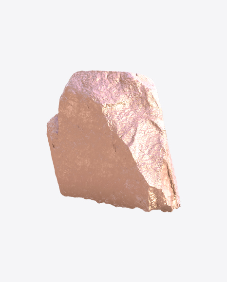 Golden Rough Rock PNG