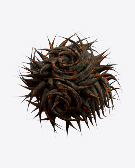 Organic Abstract Object PNG