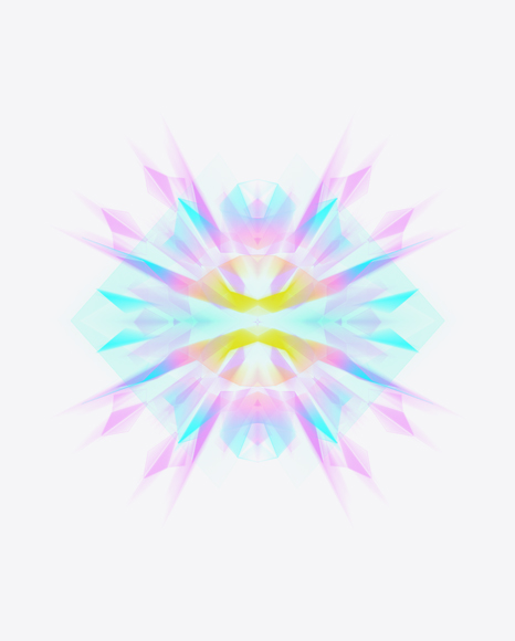 Colored Abstract Object PNG
