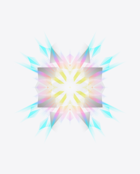 Colored Abstract Object PNG