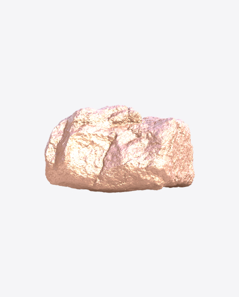 Golden Rough Rock PNG