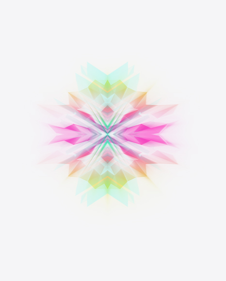 Colored Abstract Object PNG