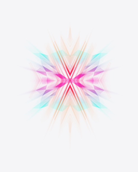 Colored Abstract Object PNG