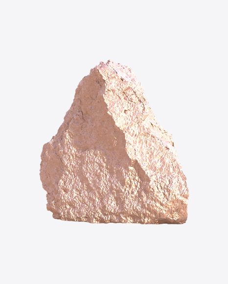 Golden Rough Rock PNG