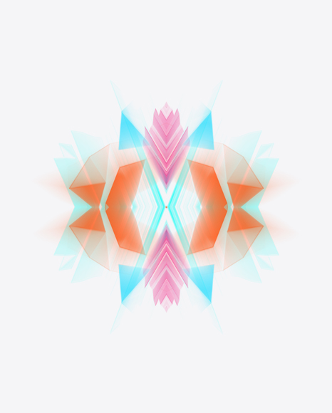 Colored Abstract Object PNG