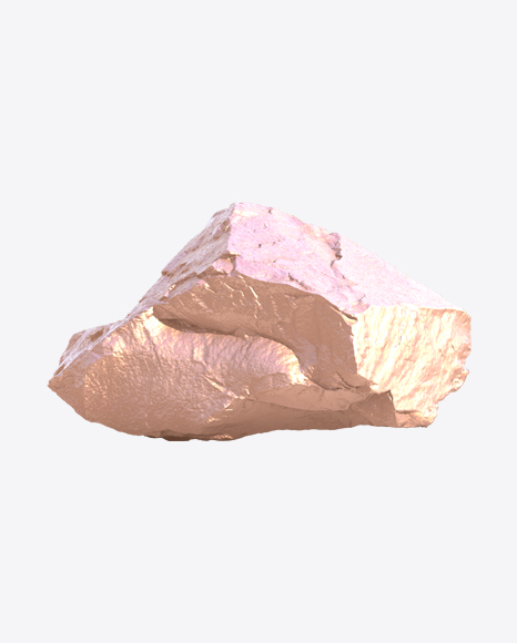 Golden Rough Rock PNG