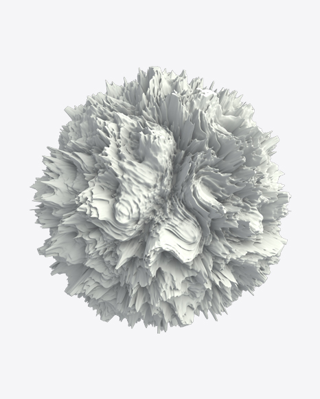 White Abstract Object PNG