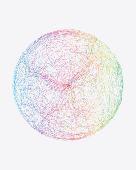 Colored Abstract Object PNG