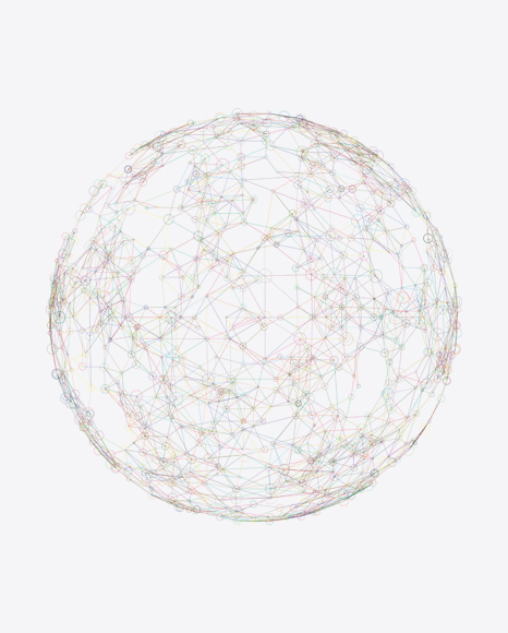 Colored Abstract Object PNG