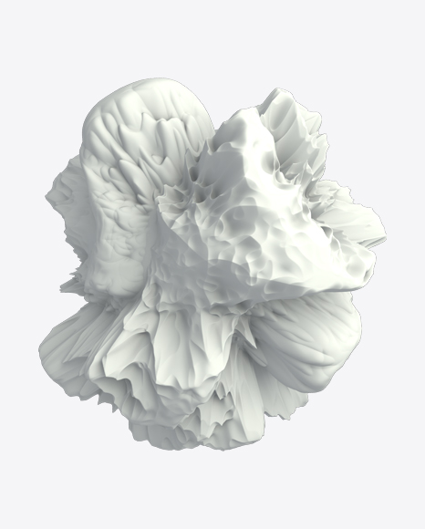 White Abstract Object PNG