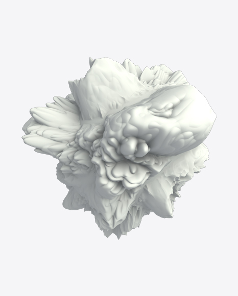 White Abstract Object PNG