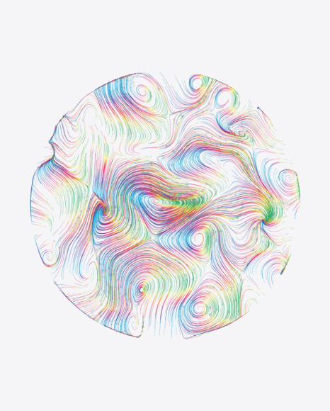 Colored Abstract Object PNG