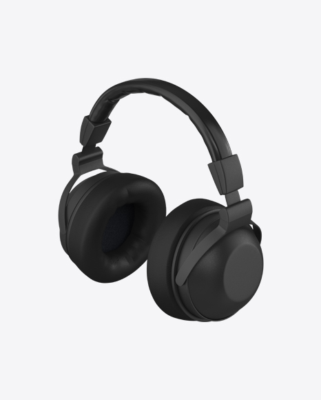 Download Black Headphones Transparent PNG on YELLOW Images