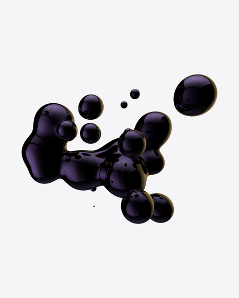 Dark Metaball Element PNG
