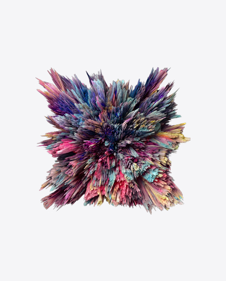 Colored Abstract Object PNG