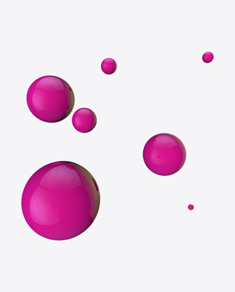 Pink Metaball Element PNG