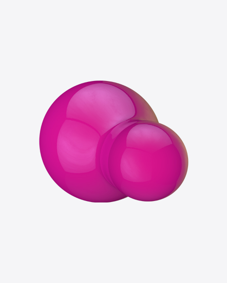 Pink Metaball Element PNG
