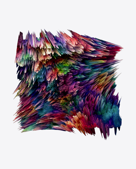 Colored Abstract Object PNG