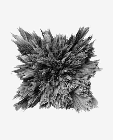Gray Abstract Object PNG
