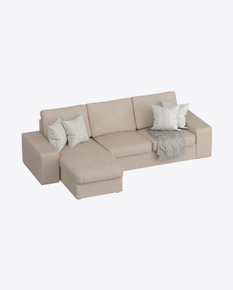 Beige Corner Sofa