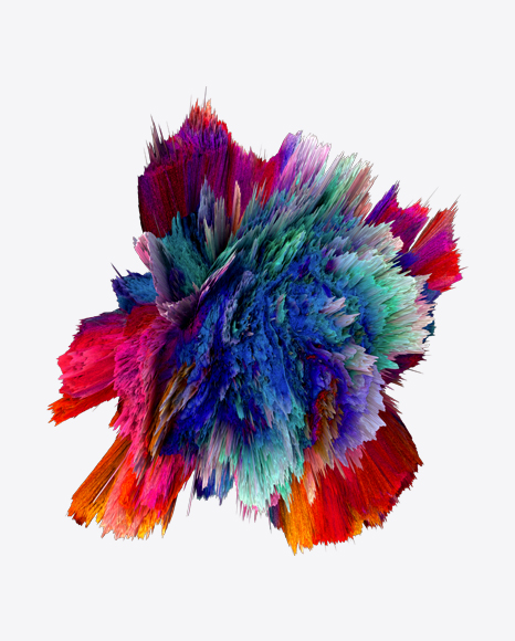 Colored Abstract Object PNG