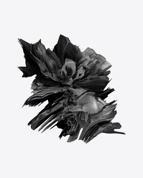 Gray Abstract Object PNG