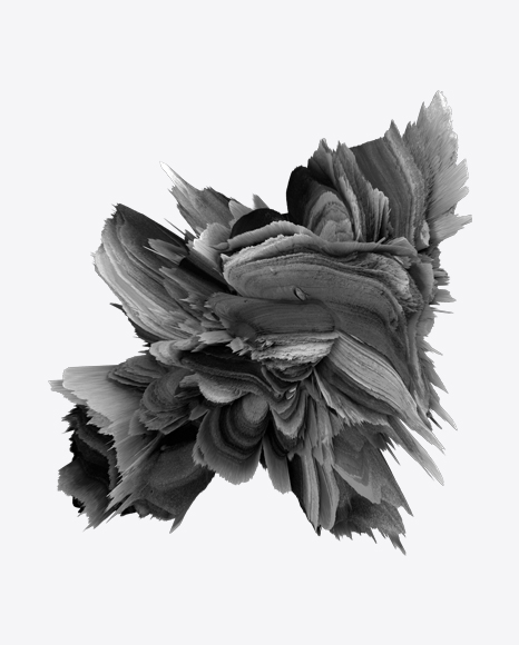 Gray Abstract Object PNG